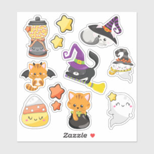 Cute Kawaii Halloween Stickers