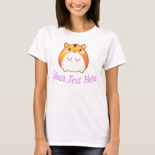 Cute Kawaii Hamster Custom T-Shirt