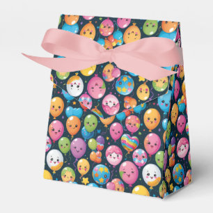 Cute Kawaii Happy Birthday Balloon Party Favor Box