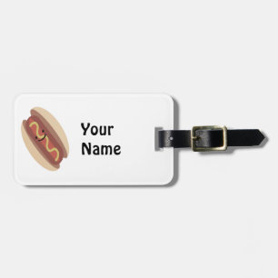 Cute Kawaii Hot Dog Luggage Tag