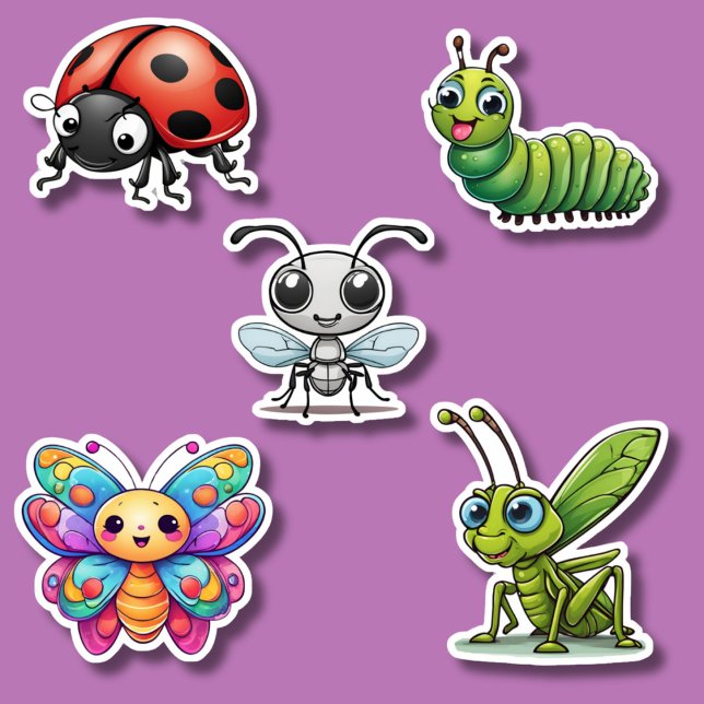 Cute Kawaii Insect Set Waterproof  (Creator Uploaded)