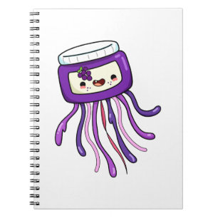 Cute Kawaii Jellyfish Notebook