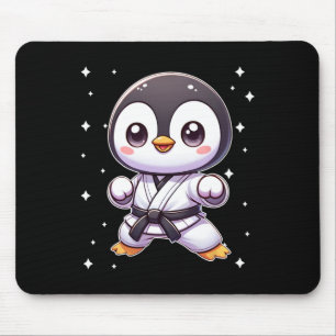 Cute Kawaii Karate Penguin Martial Arts 1  Mouse Mat
