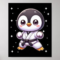 Cute Kawaii Karate Penguin Martial Arts 1