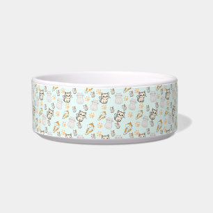 Cute Kawaii Kittens & Paws Baby bib Bowl
