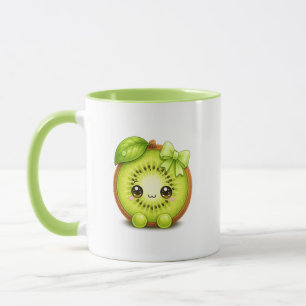 Cute Kawaii Kiwi Mug