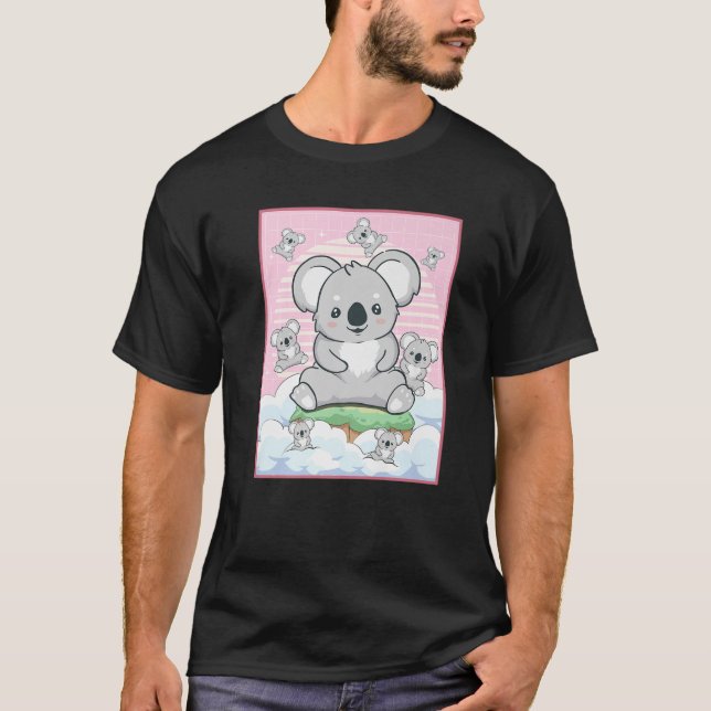 Cute Kawaii Koala Bear T-Shirt (Front)