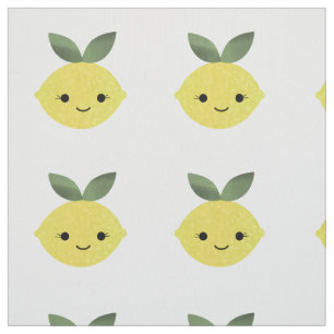 Cute Kawaii Lemon Fabric