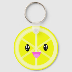 Cute Kawaii Lemon Key Ring