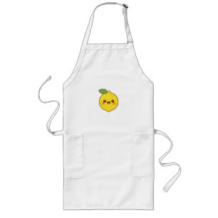 Cute Kawaii Lemon Long Apron