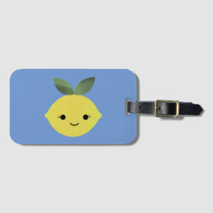 Cute Kawaii Lemon Luggage Tag