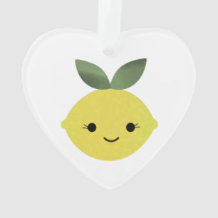 Cute Kawaii Lemon Ornament