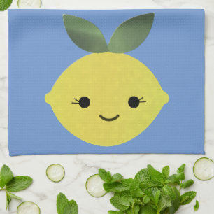 Cute Kawaii Lemon Tea Towel