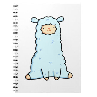 Cute Kawaii Llama Notebook