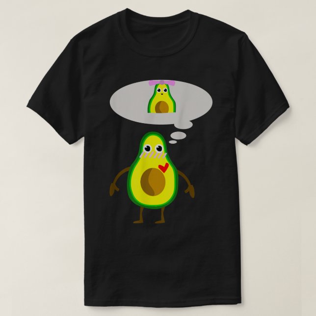 Cute Kawaii Love Avocado Addict Mania Lover  T-Shirt (Design Front)