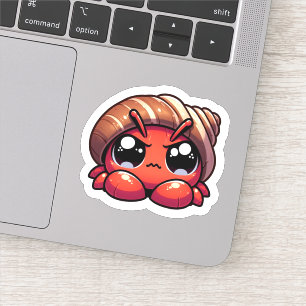Cute Kawaii Mad Hermit Crab