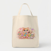 Cute Kawaii Made With Love Cat Name Pastel Pink Fl