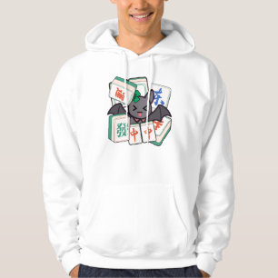 Cute Kawaii Mahjong Bat Gamer Hoodie