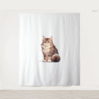 Cute Kawaii Maine Coon Big Cat