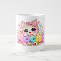 Cute Kawaii Mochi Cat Name Pastel Pink Sparkling K