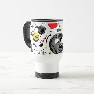 Cute Kawaii Moon Cartoon Coffee Mug
