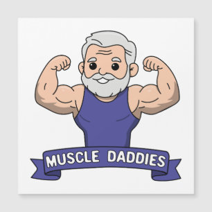 Cute Kawaii Muscle Daddy Bearded Bodybuilder