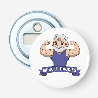 Cute Kawaii Muscle Daddy Bearded Bodybuilder Bottle Opener