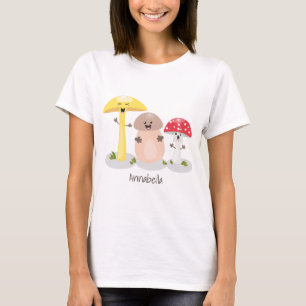Cute kawaii mushroom fungi toadstool T-Shirt
