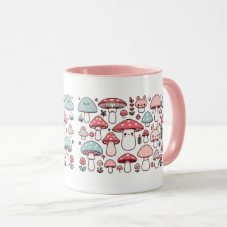 Cute Kawaii Mushroom Mug