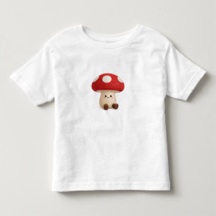 Cute Kawaii Mushroom Toddler T-Shirt