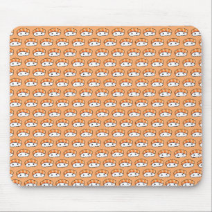 Cute Kawaii Nigiri Sushi Seamless Pattern Mouse Mat