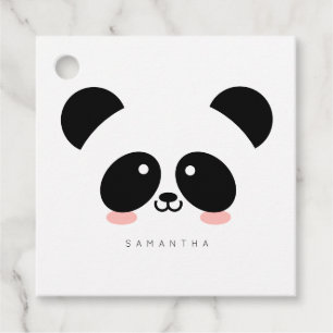 Cute Kawaii Panda   Add Your Name Favour Tags
