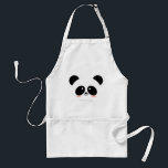 Cute Kawaii Panda | Add Your Name Standard Apron<br><div class="desc">Available here:
http://www.zazzle.com/produkto</div>