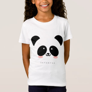 Cute Kawaii Panda Add Your Name T-Shirt