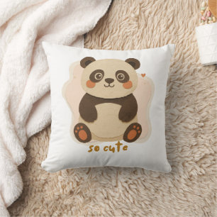 Cute Kawaii Panda Cartoon Cushion