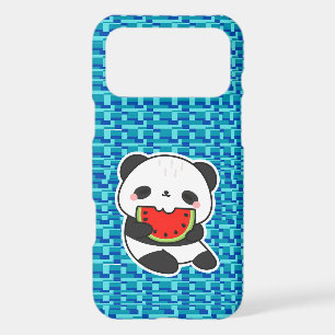 Cute Kawaii Panda Eating Watermelon Phone Case