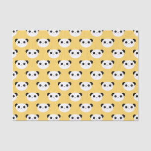 Cute Kawaii Panda Face Pattern Tissue Paper