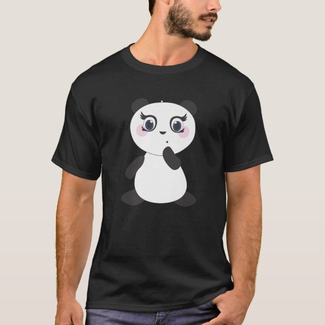 Cute Kawaii Panda Girl - Surprise Design Edition T-Shirt (Front)