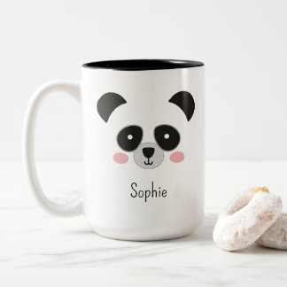 Cute Kawaii Panda Mug – Custom Name Design