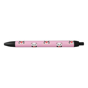 Cute Kawaii Panda Pen–Animal Stationery for School Black Ink Pen