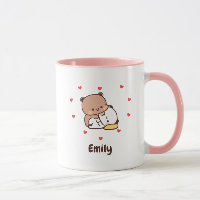 Cute Kawaii Panda | Personalised Add Your Name Mug (Right)