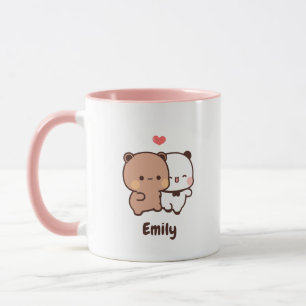 Cute Kawaii Panda   Personalized Add Your Name Mug