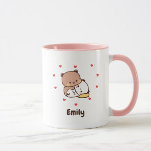 Cute Kawaii Panda   Personalized Add Your Name Mug