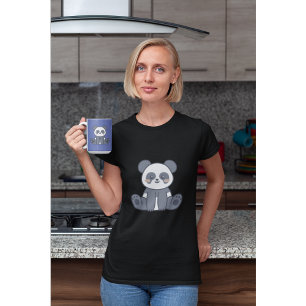 Cute Kawaii Panda Sitting - Adorable Design  Coffee Mug