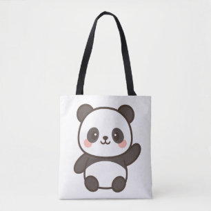 Cute Kawaii Panda Tote Bag 🐼👜