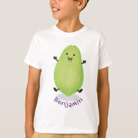 Cute kawaii papaya paw paw cartoon illustration