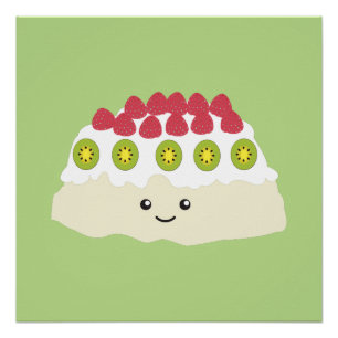 Cute Kawaii Pavlova Poster
