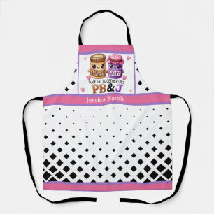 Cute Kawaii Peanut Butter and Jelly Apron