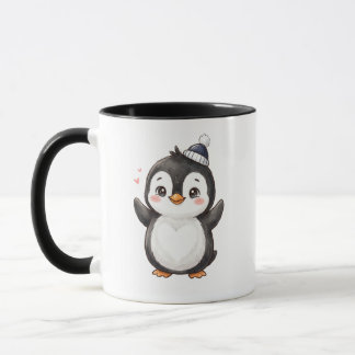 Cute Kawaii Penguin "Chillin' with My Favourite Br Mug