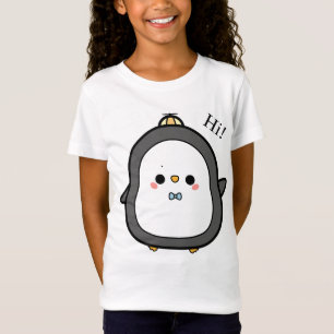 Cute Kawaii Penguin Saying Hi T-Shirt
